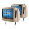 2x9 Kopfsttze Auto DVD Player Monitor HD TOUCHSCREEN XTRONS BEIGE
