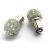 Aut LED izz 36 LEDes dupla kontakt bajonett izz BAY15D piros