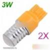 2 db T20 3W 12V D3 konvex srga aut lmpa izz