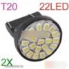2 db 12 V aut T20 3020 22 SMD fehr LED izz