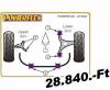Sport szilent tuning Powerflex Alfa Romeo 166 els fels lengkar