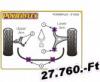Powerflex Alfa Romeo 147 s 156, Alfa GT 2003-ig, els-als lengkar ells sport szilent tuning