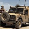 BRITISH FORCES LAND ROVER PATROL Harckocsi figura makett