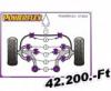 Powerflex Mazda RX8, RX-8 (Typ: SE3P), 2003-2008-ig, els-fels lengkar sport szilent tuning