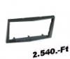Opel Dupla DIN rdi beszerel keret 572323-FL-C Autospecifikus rdikeret 2DIN MECATRON