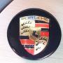 Porsche szines fekete felni kupak