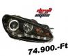 Dectane Volkswagen Golf 6 devil eyes, fekete Els tuning lmpk, Angel Eyes, Devil Eyes, Dayline, Daylight, CCFL, Nappali fnyes D-lite, stb...