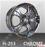 4x100 16x7 HRS/Hijoin H-253 chrome krm AKCIS J ALUFELNI (kp)
