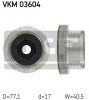 VKM03604 SKF genertor szabadonfut DACIA LOGAN RENAULT CLIO LOGAN KANGOO TW