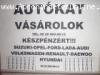 AUT VSRLS SUZUKI-OPEL-FORD-AUDI-FIAT- VW