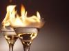 Flaming Lamborghini koktl recept vide