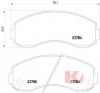Pagid Fkbett e. KIA K2500 KJ/AKE Pagid