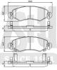 SUZUKI AG fkbett kszlet, trcsafk Els, Ignis Wagon R+ 2003-