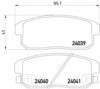 TEXTAR 2404001 TEXTAR fkbett kszlet, trcsafk SUZUKI IGNIS