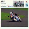 1992 SUZUKI RG 125 GAMMA motorcycle collector card.
