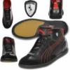 Puma Ferrari fekete magasszr cip