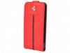 Telefontart tokok Ferrari iPhone 5 flip br tok piros