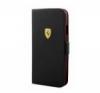 Ferrari, iPhone 5/5 S oldalra nyl flip br tok, Fekete