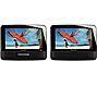 Philips PD7022/12 hordozhat DVD lejtsz 2 db 7 (18 cm) monitor, DivX