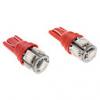 T10 1w 5x5050 SMD piros led izz aut (2-pack, 12V)