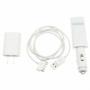 Új! 3 in 1 US AC adapter + auts tlt + USB adat s tltkbel iPhone 4G/3GS/3G-hez