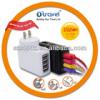 5v 3.1a 4 port usb wall charger adapter for iPhone / iPad / iPod t/ Samsung / Nokia / HTC