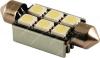 Auts led sofita canbus rendszm vilgts, 6 led, 39 mm, 240 Lumen, 5050 chip, 3W, hideg fehr Life Light Led