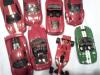 7db V-POWER ferari,1db Burago sehelby jtk aut