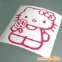 VW Hello Kitty matrica