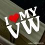 I Love My VW matrica