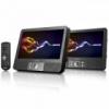 Lenco MES-403 duplamonitoros DVD lejtsz 2 x 9 coll LCD-vel (+ SD/MMC + USB csatlakoz)