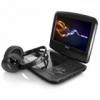 Lenco DVP-737 DVD lejtsz 7 LCD-vel s infra fejhallgatval (USB + SD/MS) - FEKETE