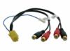 Mini ISO - RCA Aranyozott erst adapter kbel 552102 (4RCA)