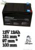 Zsels (zrt savas lom) akku 12V 12 Ah