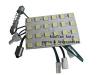 Cheap shipping Auto car smd LED Lamps+65*43mm-24SMD(5050)+15 months warranty