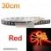 32 LED 1210 SMD auts rugalmas piros szalag