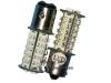 Cheap shipping Auto car smd LED Lamps+S25-30SMD(3528)+15 months warranty