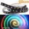 48 LED 1210 SMD auts rugalmas színes fny szalag