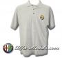 Alfa Romeo Logo Polo Shirt, Grey
