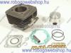 HENGERKIT HONDA DIO ZX D 47 FEKVŐHENG MALOSSIMALOSSI tuning 70 ccm s öntöttvas hengerszett léghűtéses fekvőhengeres Honda Dio ZX robogóhoz A henger anyaga krómötvözetű öntvény mege