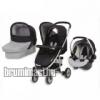 Hauck Malibu multifunkcionlis babakocsi (caviar-silver)