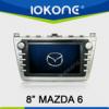 GPS navigation 8'' HD Touch screen Car DVD player for New Mazda 6 2008 aer