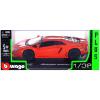 Bburago Lamborghini Aventador LP700 4 narancssrga autmodell 1 32