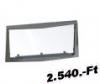 Opel Antara Dupla DIN rdi beszerel keret 572323-GM/C Autospecifikus rdikeret 2DIN MECATRON