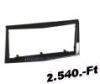 Opel Dupla DIN rdi beszerel keret 572323-NL/C Autospecifikus rdikeret 2DIN MECATRON