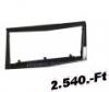 Opel Dupla DIN rdi beszerel keret 572323-NL/C Autospecifikus rdikeret 2DIN MECATRON