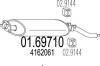 Hts hangtompt MTS kipufog SAAB 9000 2 0 2