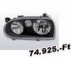 Hella Vw, Volkswagen Golf 3, fekete, (golf 4 optika) tuning lmpa (Angel Eye, Dayline, D-lite)