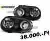 Tuning-Tec Vw, Volkswagen Golf 4 Skveges, 1997.09-2003.09-ig, kdlmpval elltott, fekete tuning lmpa (Angel Eye, Dayline, D-lite)