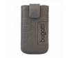 Bugatti SlimCase Leather CROCO szrke vre fzhet brtok M-es mret (73x122mm)